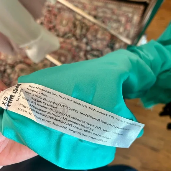 Cult Gaia | Ali Fringe Silk Maxi Dress - Picture 7 of 7